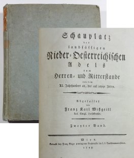 Schauplatz des landsässigen Nieder-Oesterreichischen Adels vom Herren- und Ritterstande von dem XI. Jahrhundert an, bis auf jetzige Zeiten
