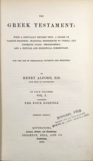 The Greek Testament I. - The four Gospels