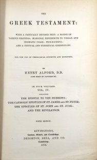 The Greek Testament IV.