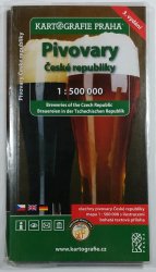 Pivovary České republiky 1:500 000 - 