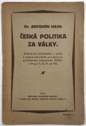 Česká politika za války - 