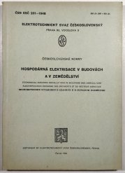 Hospodárná elektrisace v budovách a v zemědělství - 