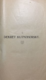 Dekret Kutnohorský