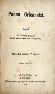Václav Beneš Třebízský / Markvart z Vartemberka / Jan Pašek z Vratu / Pana Orleanská