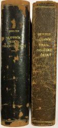 Slovník česko- francouzsky kapesní vydání, Slovník francouzsko - český kapesní vydání - 2 knihy