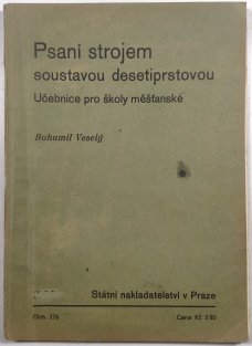 Psaní strojem soustavou desetiprstovou