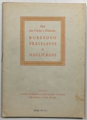 Rubešovo přátelství k Havlíčkovi - 