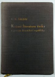 Krásná literatura česká v prvním desetiletí republiky - 