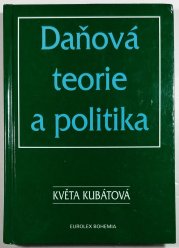 Daňová teorie a politika - 