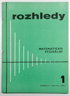 Rozhledy matematicko-fyzikální  ročník 51, 1972/73 č. 1