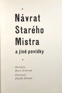 Návrat starého mistra a jiné povídky