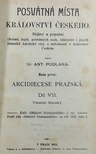 Posvátná místa království Českého - Arcidiecese Pražská VII.
