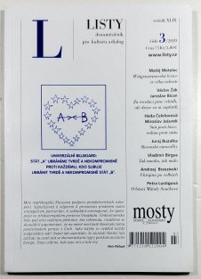 Listy 3/2012 ročník XLIX