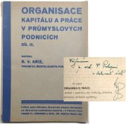 Organisace kapitálu a práce v průmyslových podnicích III. - 