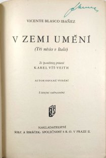 V zemi umění (Tři měsíce v Itálii)
