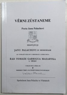 Věrni zůstaneme - pocta Janu Palachovi