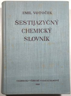 Šestijazyčný chemický slovník