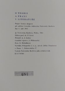 O teorii a praxi v literatuře