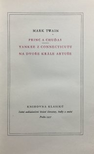 Princ a chuďas / Yankee z Connecticutu na dvoře Artuše