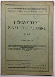 Učebný text z nauky o podniku I. - 