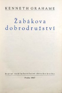 Žabákova dobrodružství