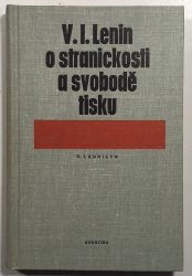 V.I.Lenin O stranickosti a svobodě tisku - 