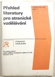 Přehled literatury pro stranické vzdělávání - 