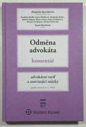 Odměna advokáta  - komentář - 