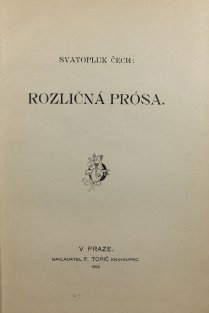 Rozličná prósa