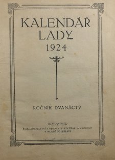 Kalendář Lady 1924