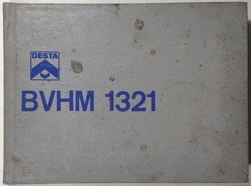 Desta BVHM 1321 - návod k obsluze a údržbě (vícejazyčné)