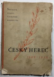 Český herec 1909-1939 - 