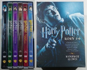 Harry Potter roky 1 - 6 / kolekce 12 DVD