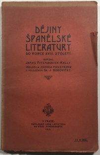 Dějiny španělské literatury do konce XVIII. století