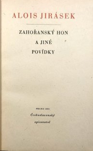 Zahořanský hon a jiné povídky