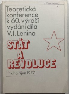 Teoretická konference k 60. výročí vydání díla V.I.Lenina  stát a revoluce