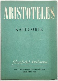 Kategorie - Organon I.