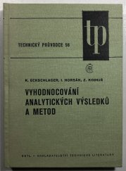 Vyhodnocování analytických výsledků a metod - 