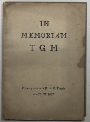 In memoriam TGM - 