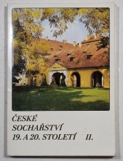 České sochařství 19. a 20. století II. - Soubor 12 pohlednic