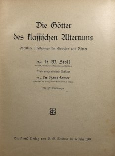 Die Götter des klassischen Altertums