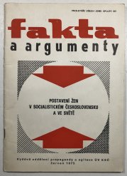 Fakta a argumenty - postavení žen v socialistickém Československu a ve světě - 