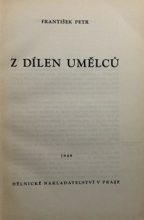 Z dílen umělců