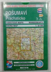 mapa - KČT 70 - Pošumaví - Prachaticko - 1:50 000