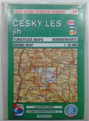 mapa - KČT 29 -Český les jih - 1:50 000