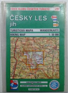 mapa - KČT 29 -Český les jih