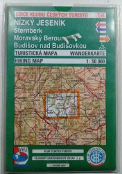 mapa - KČT 56 - Nízný Jeseník ( Šternberk, Moravský Beroun, Budišov nad Budišovkou ) - 1:50 000
