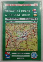 mapa - KČT 60 - Moravská Brána a Oderské Vrchy - 1:50 000