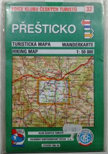 mapa - KČT 32 - Přešticko