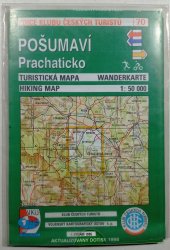 mapa - KČT 70 - Pošumaví - Prachaticko - 1:50 000